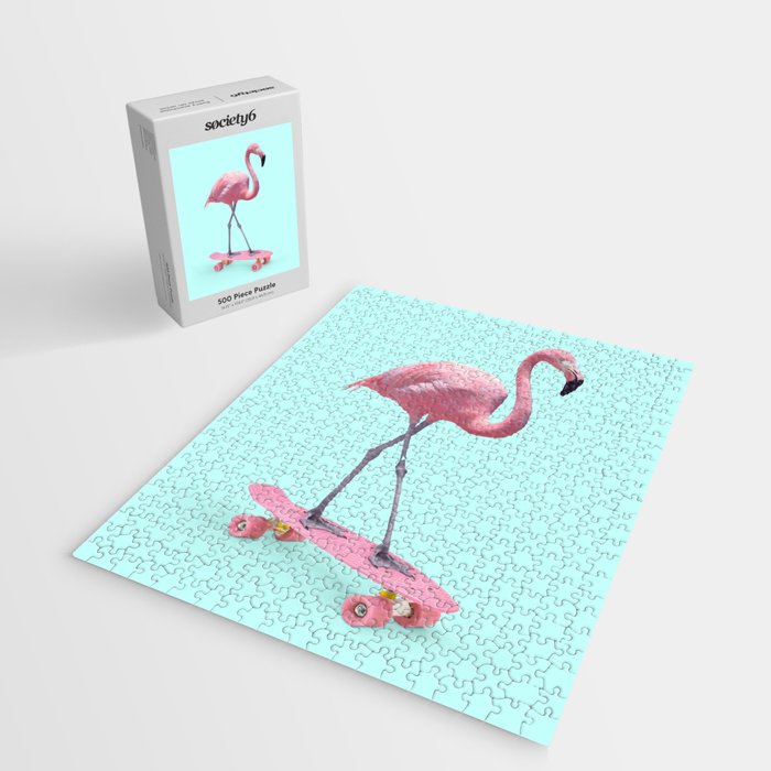 SKATE FLAMINGO Jigsaw Puzzle Gallery Image 2