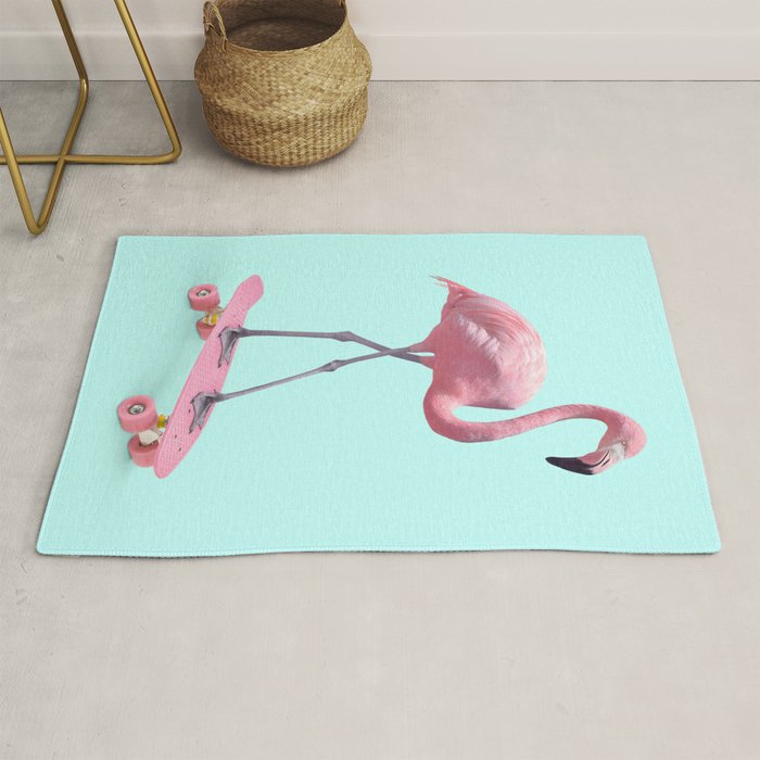 SKATE FLAMINGO Rug Gallery Image 1