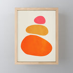 Pebbles: Mid Century Abstraction Mini Art Print Gallery Image 1