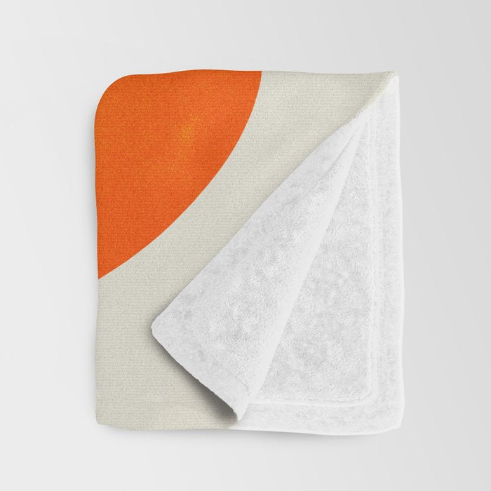 Pebbles: Mid Century Abstraction Throw Blanket Gallery Image 3
