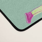 Let's Play Tennis in Soft Green Desk Mat Gallery Image 4