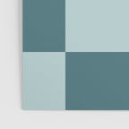 Checkered Multi Check Variable Checked Pattern in Teal Poster Gallery Image 3