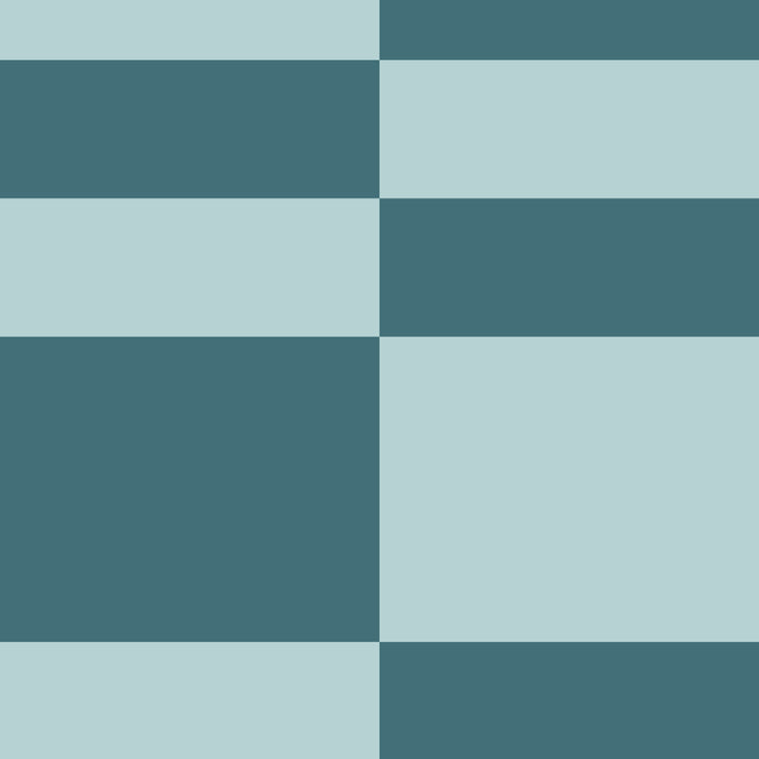 Checkered Multi Check Variable Checked Pattern in Teal Coffee Mug Gallery Image 2