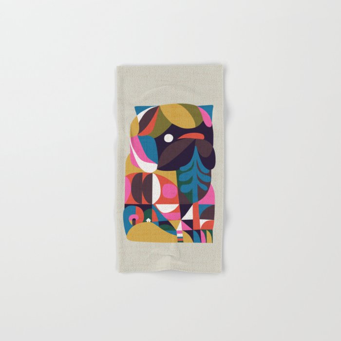 Nordic Pug Bath Towel Gallery Image 1