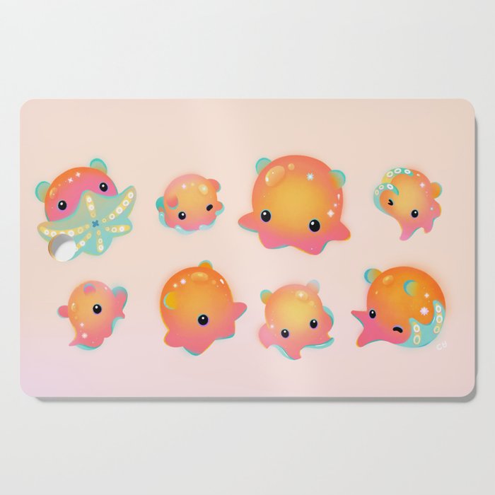 Flapjack octopus Cutting Board Gallery Image 1