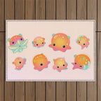 Flapjack octopus Outdoor Rug Gallery Image 1