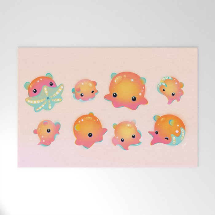 Flapjack octopus Welcome Mat Gallery Image 1