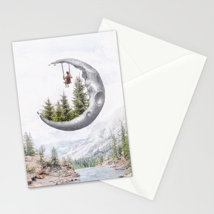 Moon Swing Stationery Card Gallery Image 2
