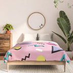 Memphis pattern 75 - 80s / 90s Retro Comforter Gallery Image 3