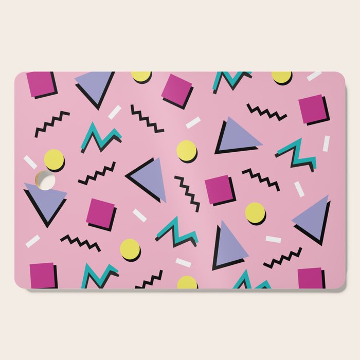 Memphis pattern 75 - 80s / 90s Retro Cutting Board Gallery Image 1