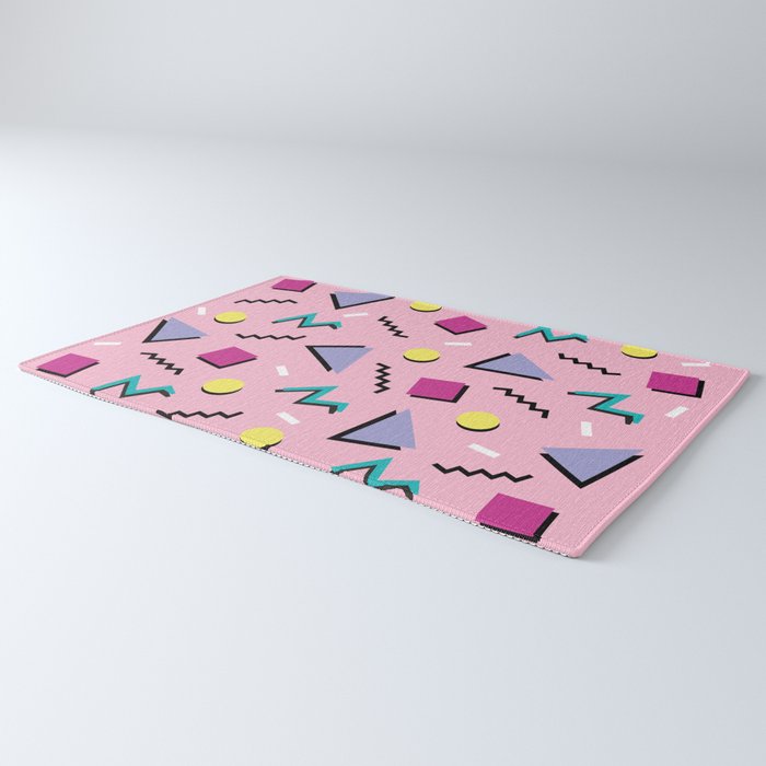 Memphis pattern 75 - 80s / 90s Retro Rug Gallery Image 3