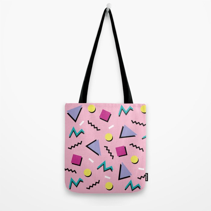 Memphis pattern 75 - 80s / 90s Retro Tote Bag Gallery Image 2