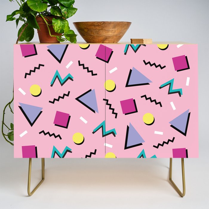 Memphis pattern 75 - 80s / 90s Retro Credenza Gallery Image 1