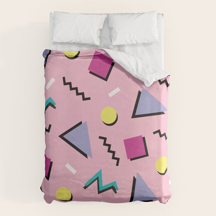 Memphis pattern 75 - 80s / 90s Retro Duvet Cover Gallery Image 6