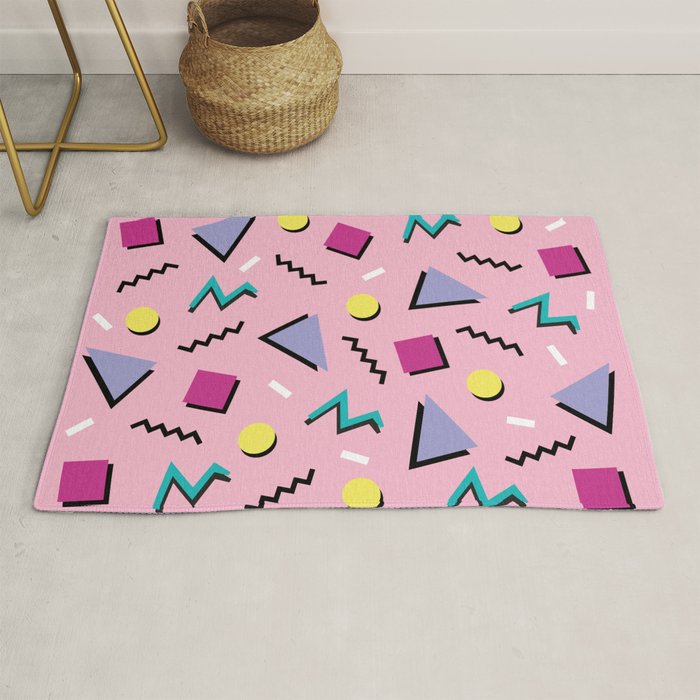 Memphis pattern 75 - 80s / 90s Retro Rug Gallery Image 1