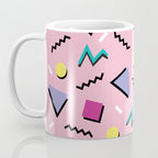 Memphis pattern 75 - 80s / 90s Retro Coffee Mug Gallery Image 3