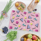 Memphis pattern 75 - 80s / 90s Retro Cutting Board Gallery Image 2