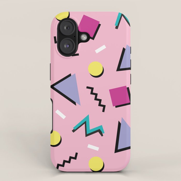 Memphis pattern 75 - 80s / 90s Retro iPhone Case Gallery Image 1