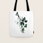 Botany Leaves ~Watercolor Tote Bag Gallery Image 1