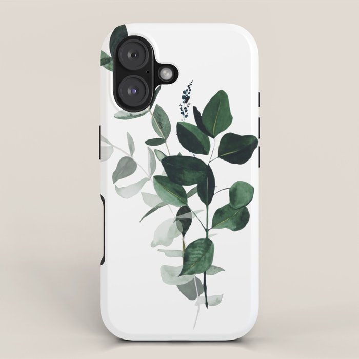 Botany Leaves ~Watercolor iPhone Case Gallery Image 1