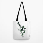 Botany Leaves ~Watercolor Tote Bag Gallery Image 2