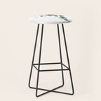 Botany Leaves ~Watercolor Stool Gallery Image 1