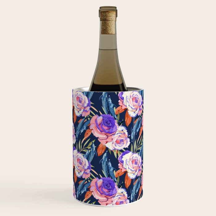 Dark landscape dolphins in the roses Wine Chiller Gallery Image 1