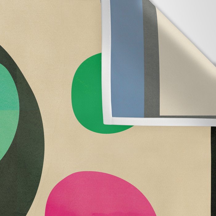 Mid-Century Abstract Balance 11 Wall Tapestry Gallery Image 3