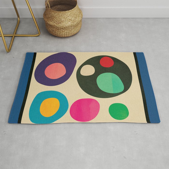 Mid-Century Abstract Balance 11 Rug Gallery Image 1