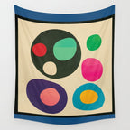 Mid-Century Abstract Balance 11 Wall Tapestry Gallery Image 4