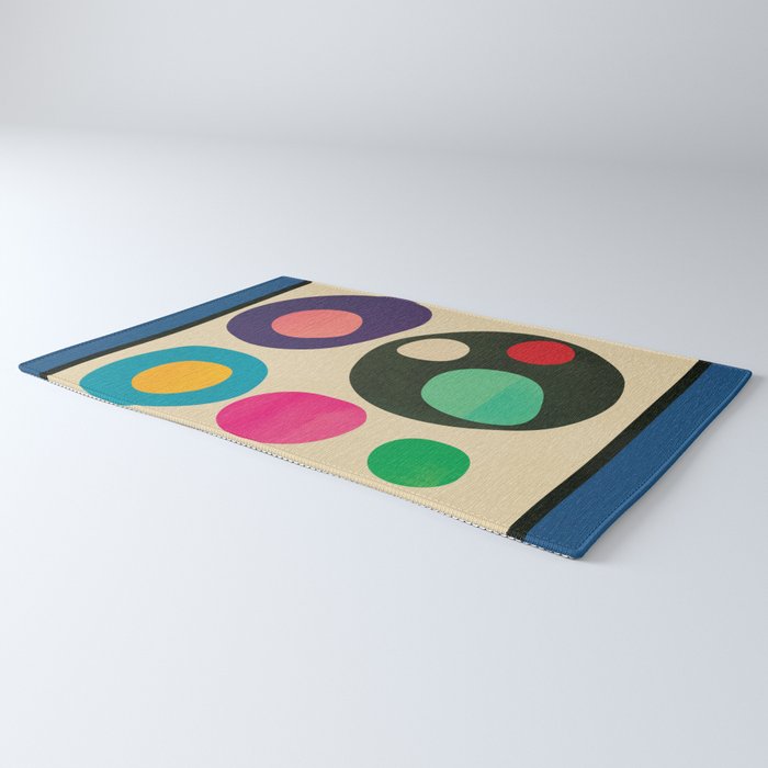Mid-Century Abstract Balance 11 Rug Gallery Image 3