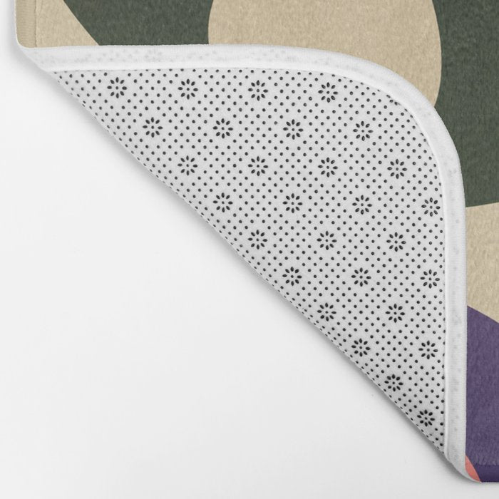 Mid-Century Abstract Balance 11 Bath Mat Gallery Image 2