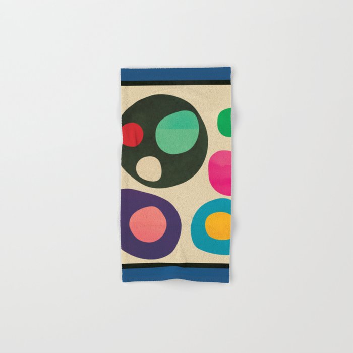 Mid-Century Abstract Balance 11 Bath Towel Gallery Image 1