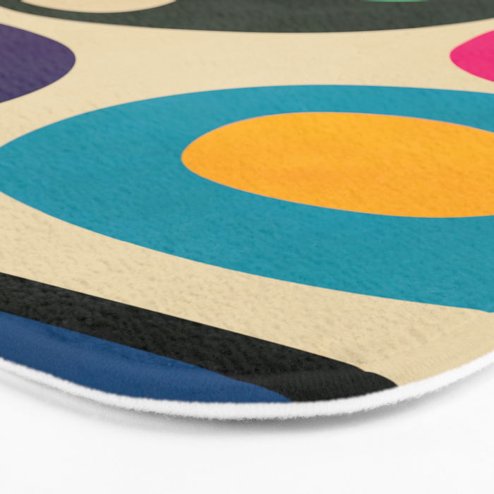 Mid-Century Abstract Balance 11 Bath Mat Gallery Image 3