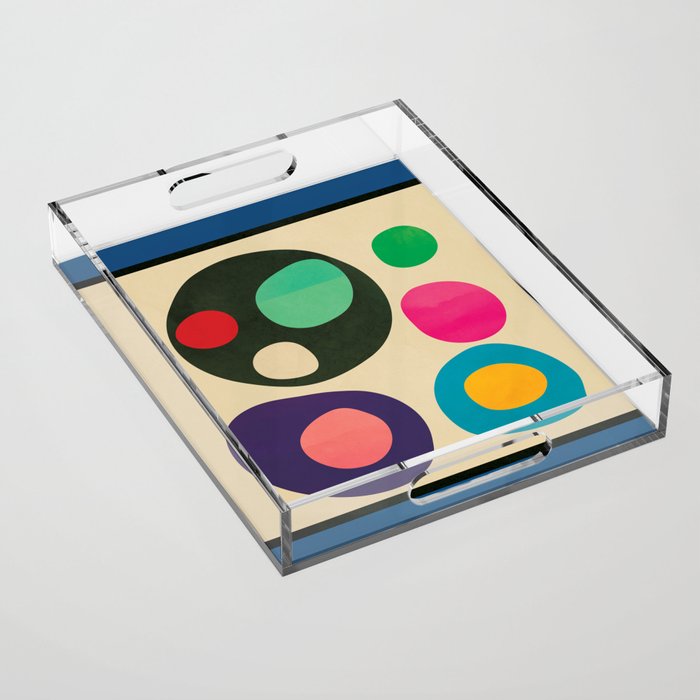 Mid-Century Abstract Balance 11 Acrylic Tray Gallery Image 1