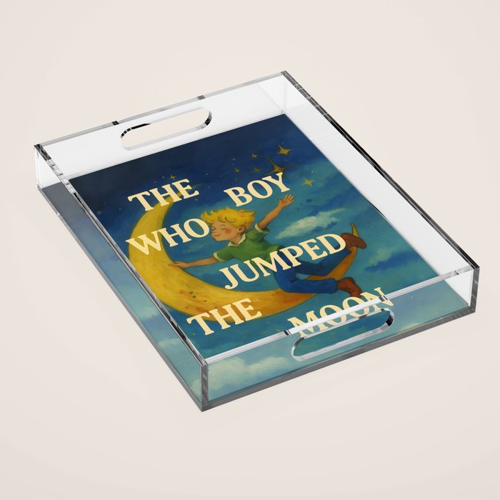The Boy Who Jumped the Moon Acrylic Tray Gallery Image 1