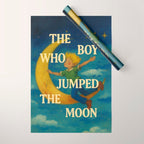 The Boy Who Jumped the Moon Wrapping Paper Gallery Image 1