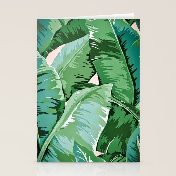 Banana leaf grandeur II Stationery Card Gallery Image 1