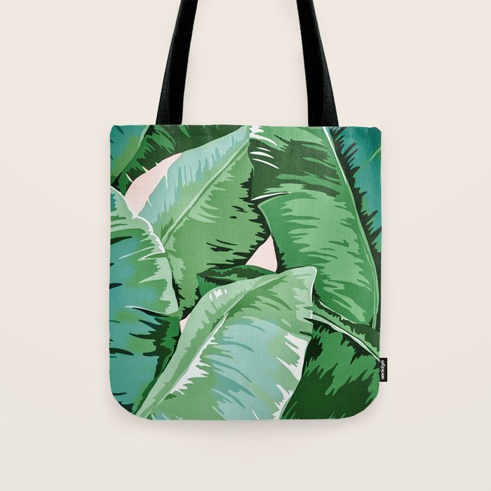 Banana leaf grandeur II Tote Bag Gallery Image 1