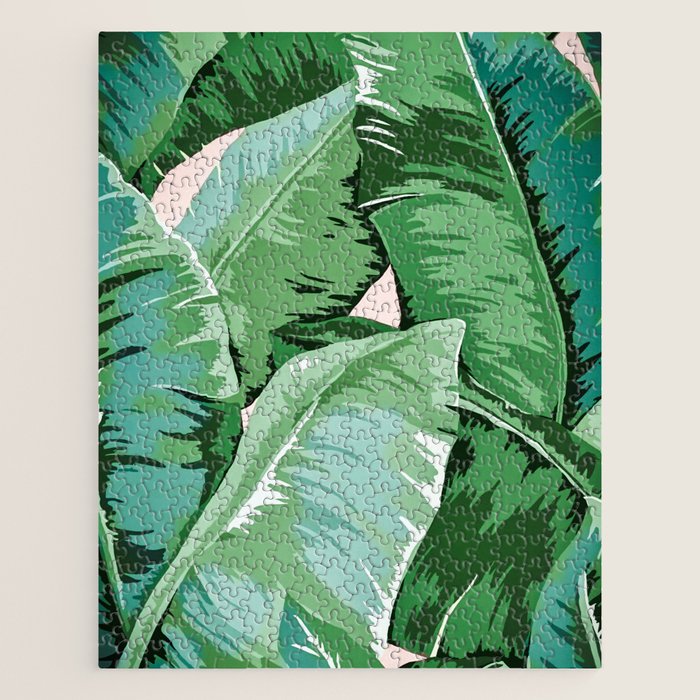 Banana leaf grandeur II Jigsaw Puzzle Gallery Image 1