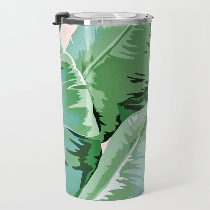 Banana leaf grandeur II Travel Mug Gallery Image 3