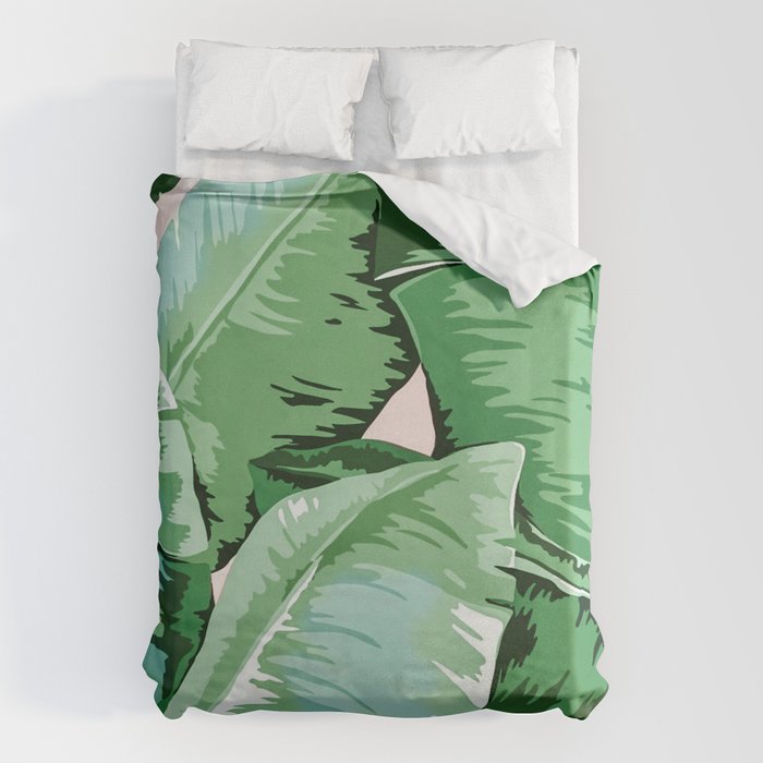 Banana leaf grandeur II Duvet Cover Gallery Image 1