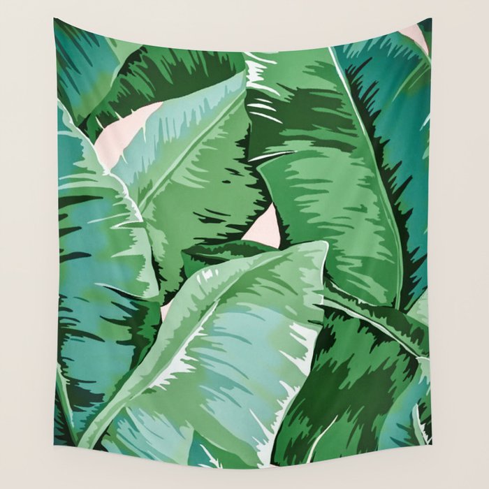 Banana leaf grandeur II Wall Tapestry Gallery Image 4