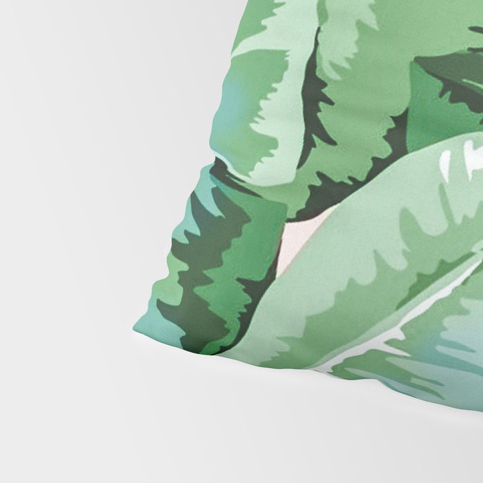 Banana leaf grandeur II Pillow Sham Gallery Image 4