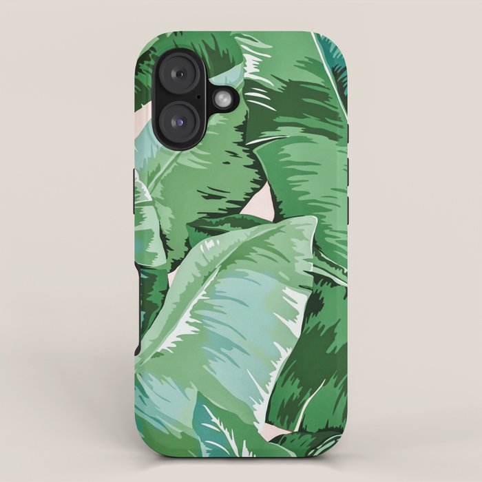 Banana leaf grandeur II iPhone Case Gallery Image 1
