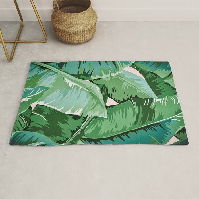 Banana leaf grandeur II Rug Gallery Image 1