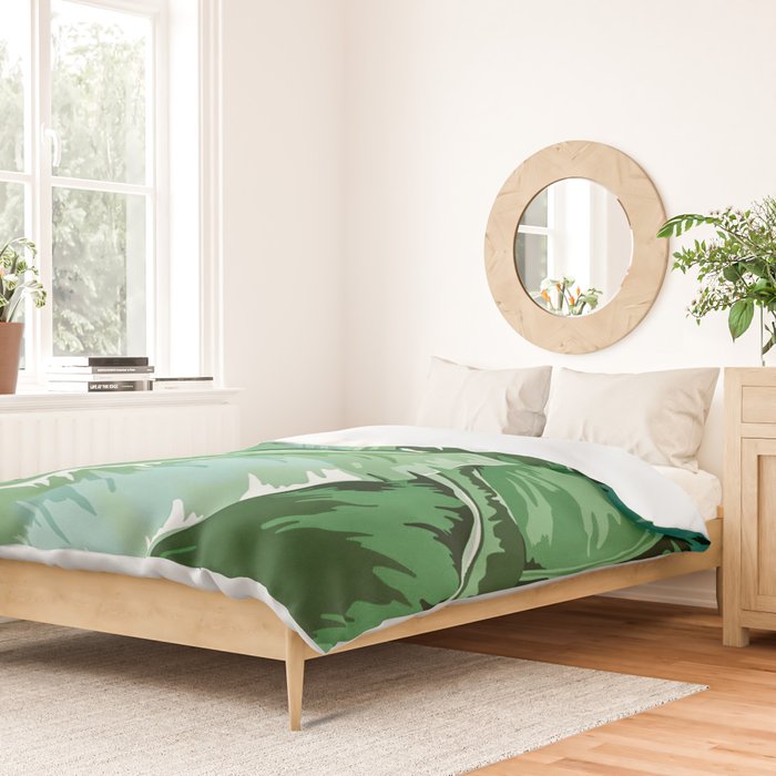 Banana leaf grandeur II Duvet Cover Gallery Image 2