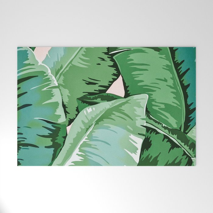 Banana leaf grandeur II Welcome Mat Gallery Image 1