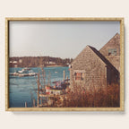 New England Waterfront  - Nautical Art Serving Tray Gallery Image 1