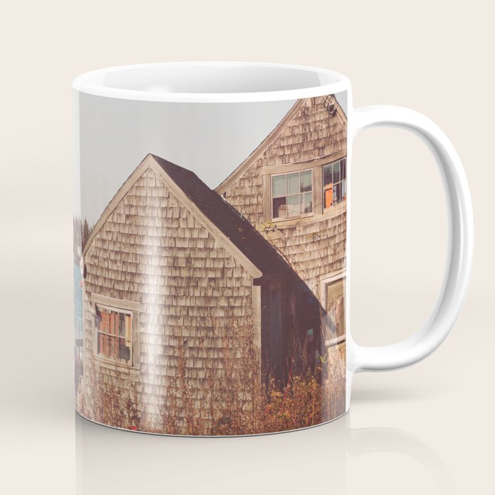 New England Waterfront  - Nautical Art Coffee Mug Gallery Image 1